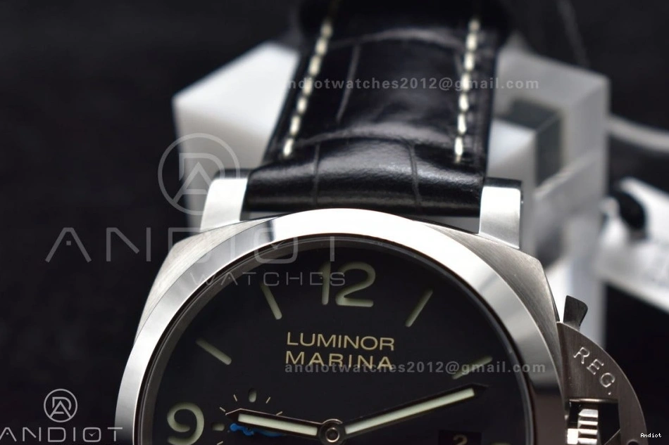  P.9010 Dial Black on PAM1312 1:1 Leather Black VSF Strap Edition Best 0210